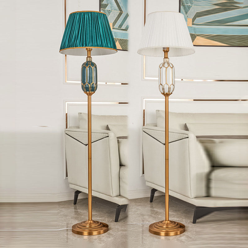 European Green Floor Lamp