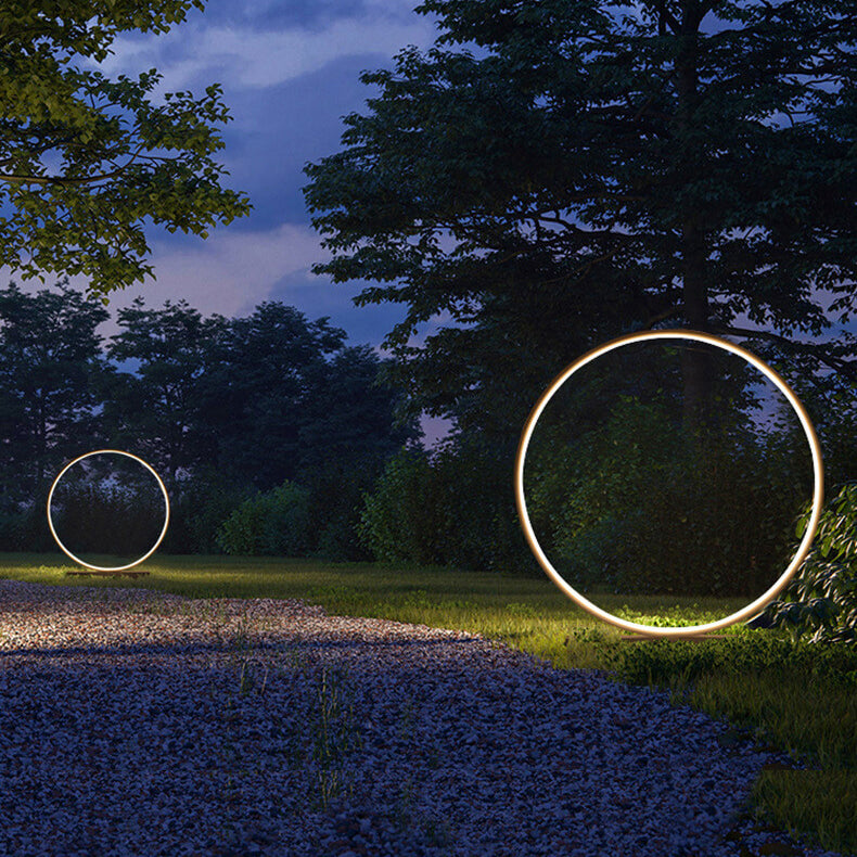 Modern Black Outdoor Stake Light
