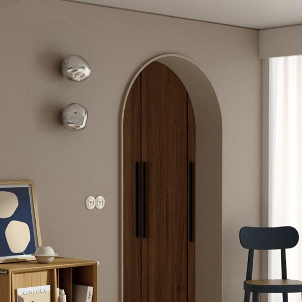 Modern Minimalist Irregular Spherical Glass Wall Sconce