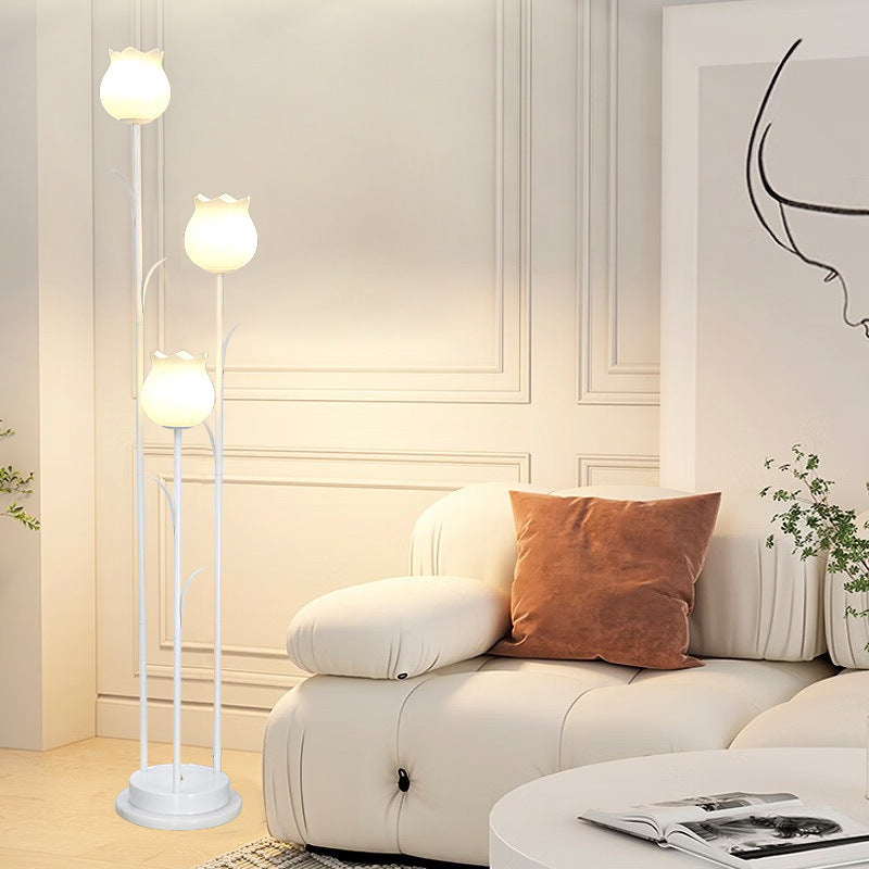 Scandinavian Black 3-Light Floor Lamp