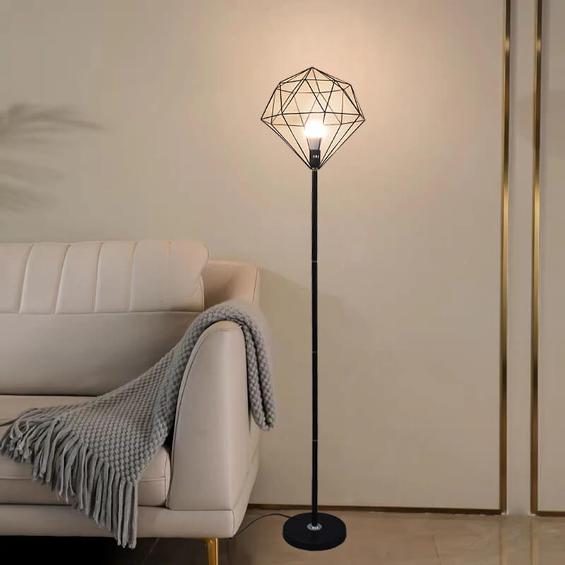 Contemporary Black Floor Lamp