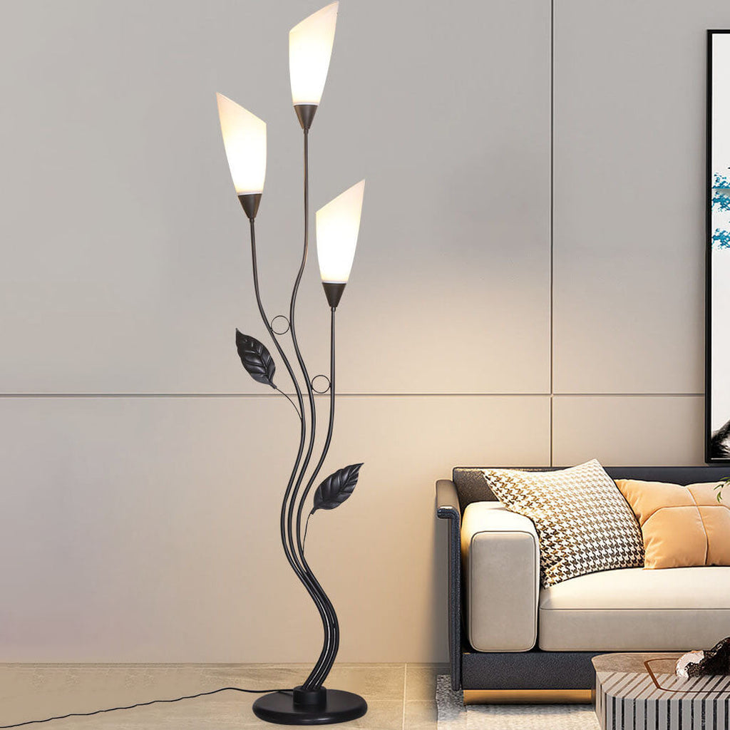 Retro Black Floor Lamp
