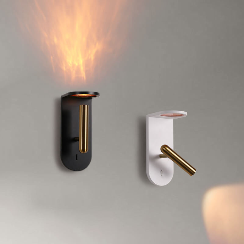 Industrial Creative Flame LED Rotatable Adjustable Wall Sconce