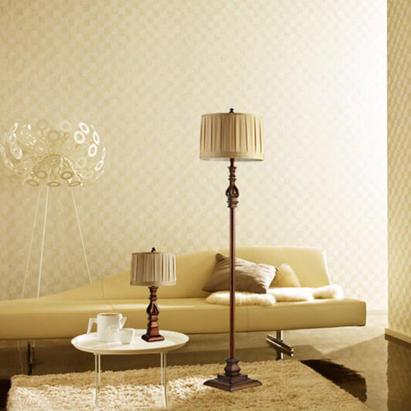 European Brown Floor Lamp