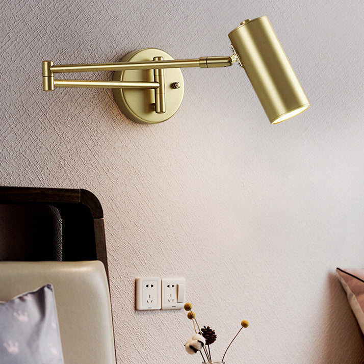 Nordic Minimalist Folding Telescopic Long Pole Wall Sconce