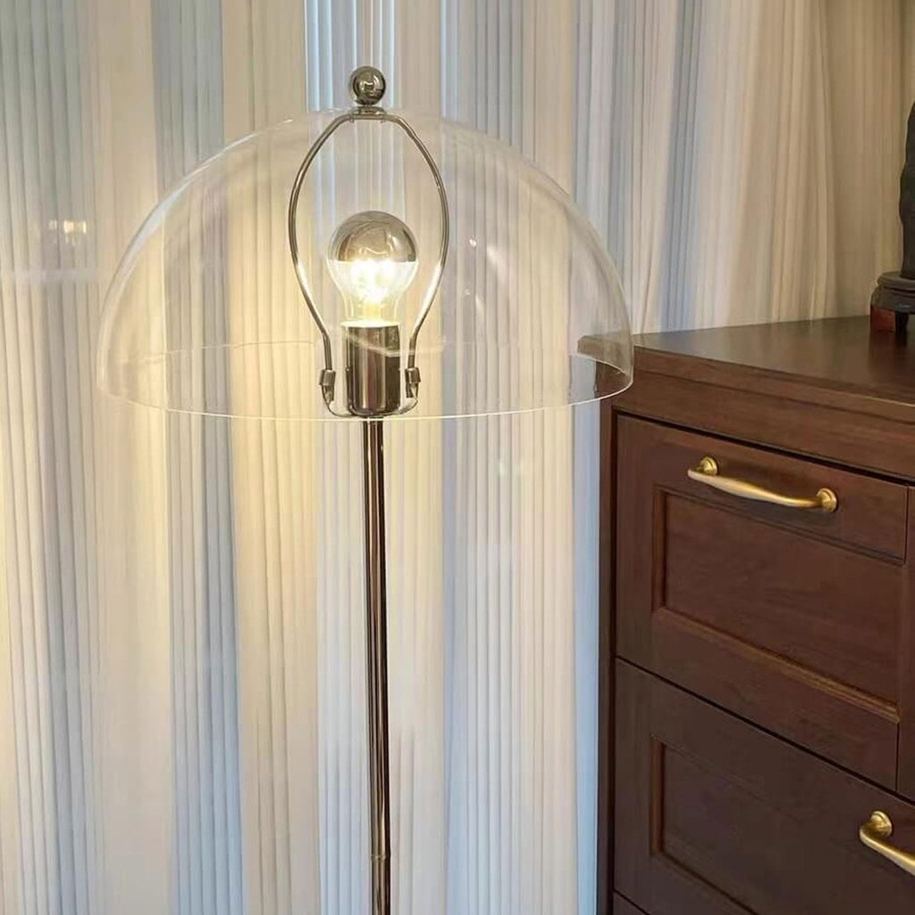 Retro Clear Glass Floor Lamp
