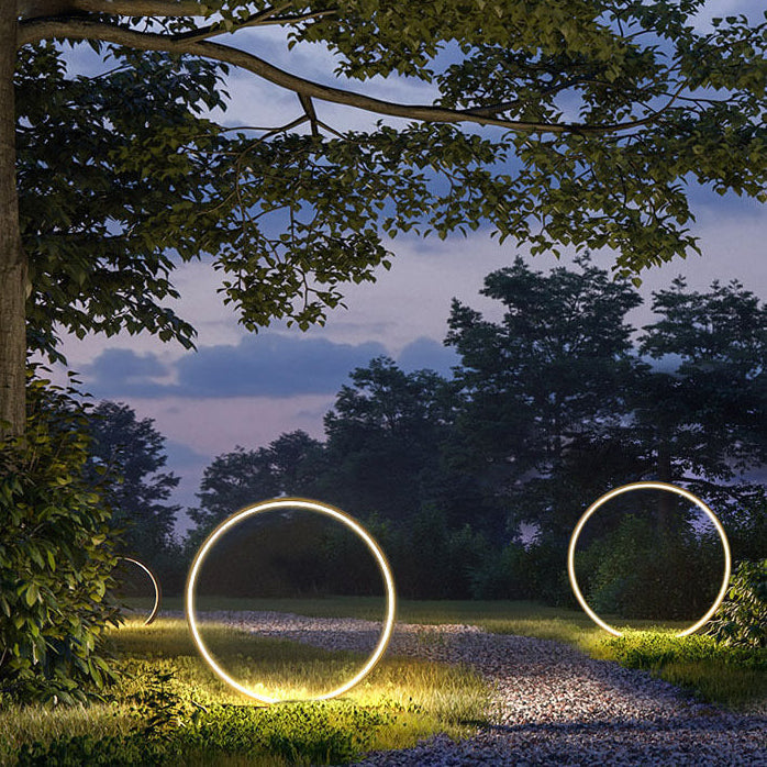 Modern Black Outdoor Stake Light
