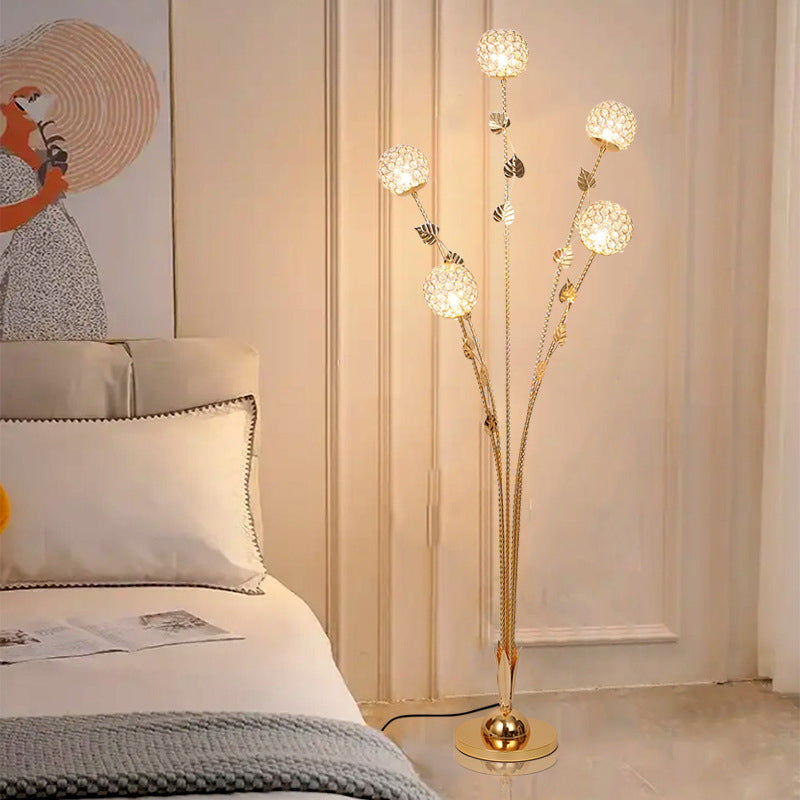 Modern Gold 5-Light Floor Lamp