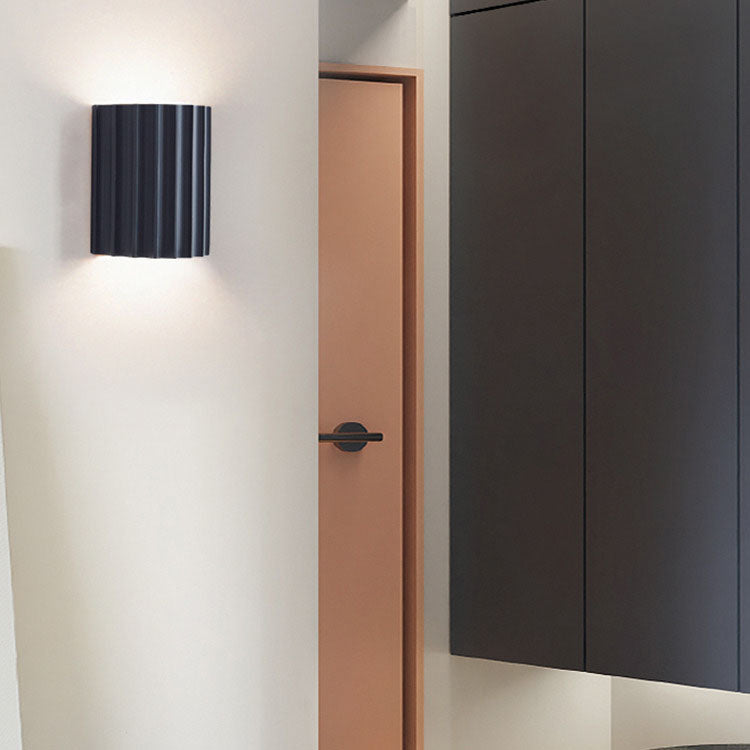Contemporary Nordic Resin Tiles 2-Light Wall Sconce