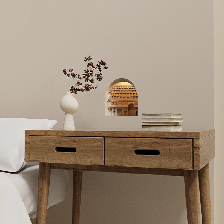 Contemporary Simplicity Plaster Sensor LED Recessed Wall Sconce