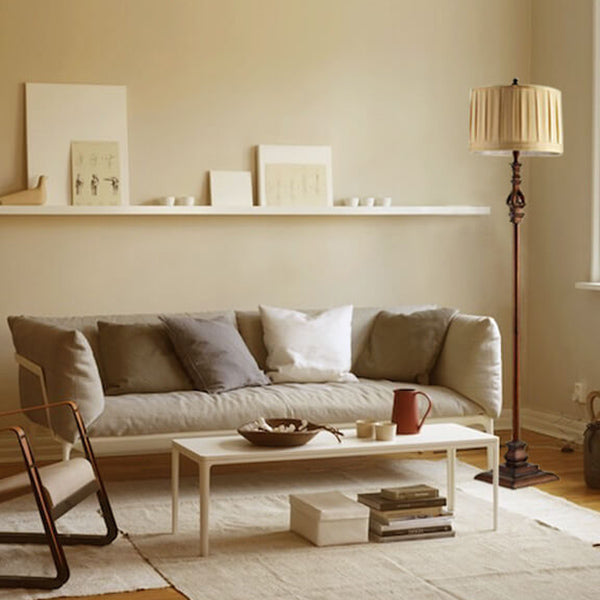 European Brown Floor Lamp