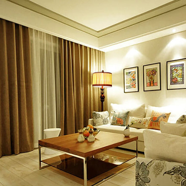 European Brown Floor Lamp