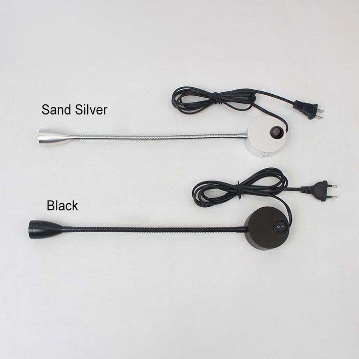 Modern Simple Hose Spotlight Rotatable LED Reading Wall Sconce