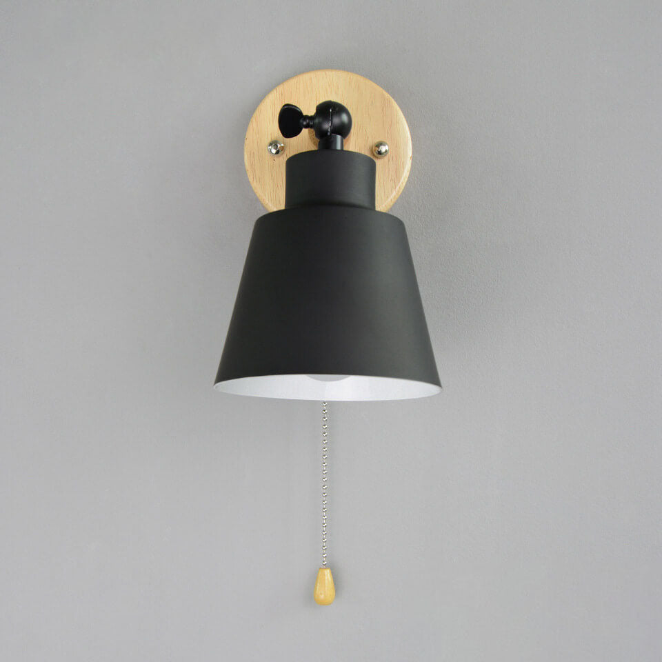 Nordic Minimalist Macaron Solid Color Rotatable Wall Sconce