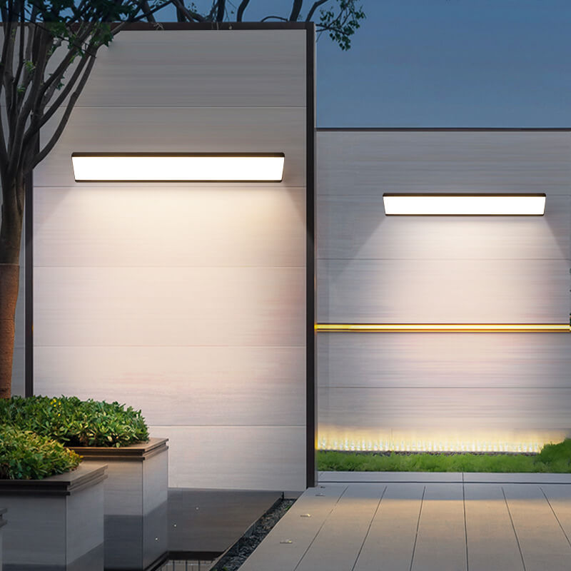 Modern Minimalist Aluminum Acrylic Waterproof Wall Sconce