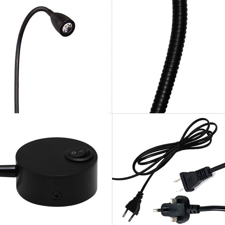 Modern Simple Hose Spotlight Rotatable LED Reading Wall Sconce