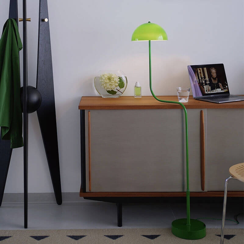Scandinavian Green Floor Lamp