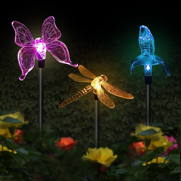 Modern Black Outdoor Stake Light