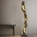 Modern Minimalist Black 3-Light Floor Lamp