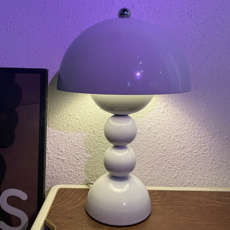 Nordic Metal Mushroom Round Pod 1-Light Table Lamp