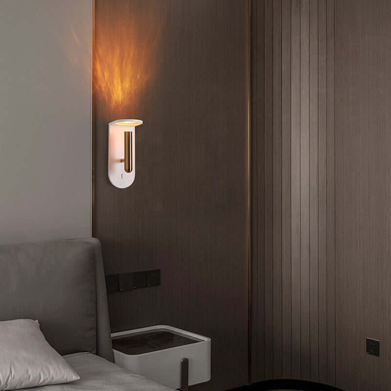 Industrial Creative Flame LED Rotatable Adjustable Wall Sconce