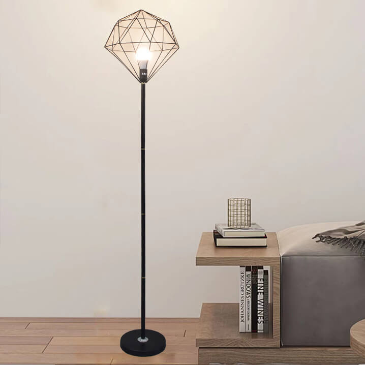 Contemporary Black Floor Lamp
