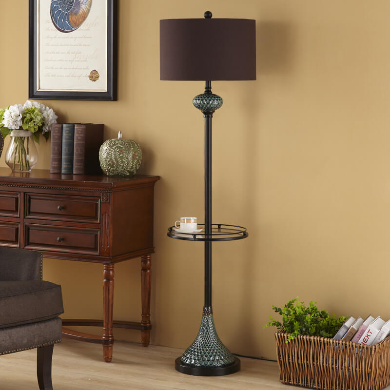 European Brown Floor Lamp