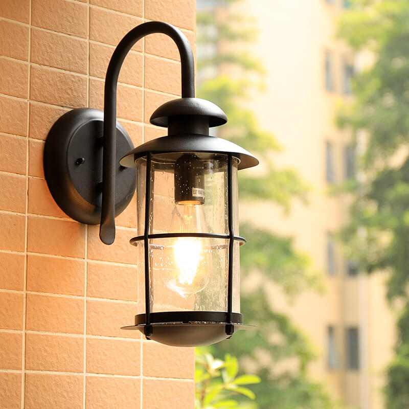 European Industrial Vintage Waterproof Outdoor Wall Sconce