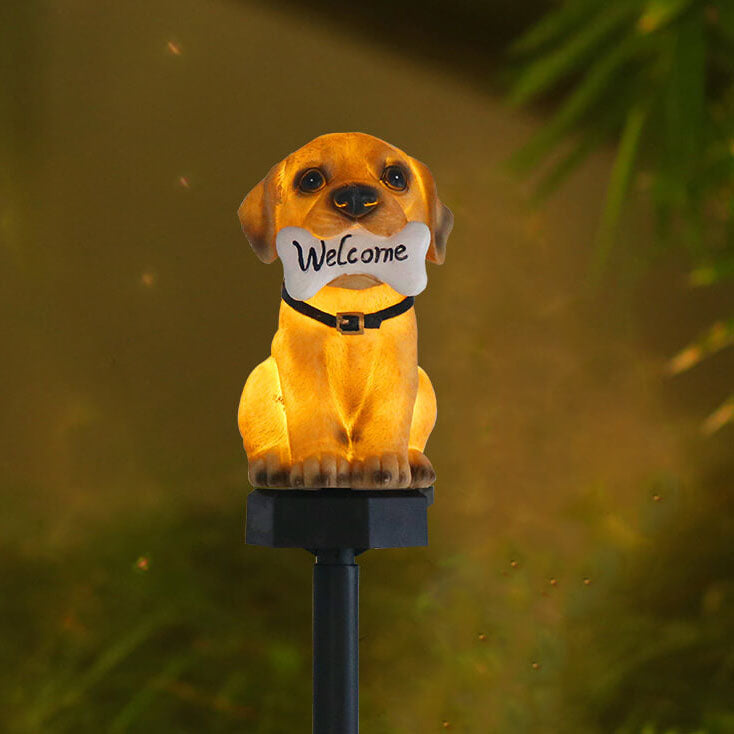 Contemporary Yellow Outdoor Stake Light