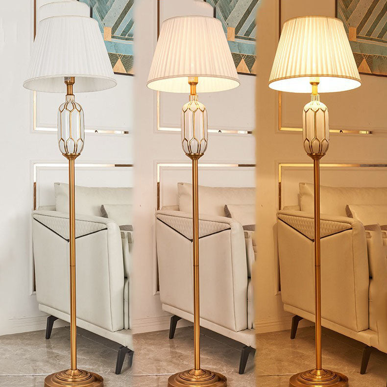 European Green Floor Lamp