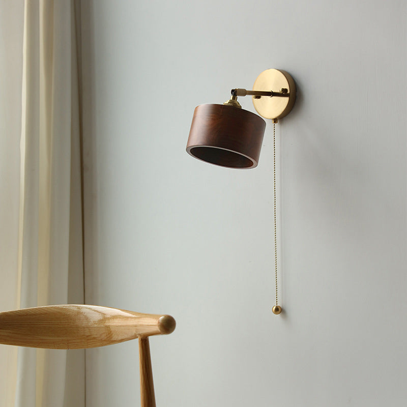 Contemporary Scandinavian Cone Copper 1-Light Wall Sconce