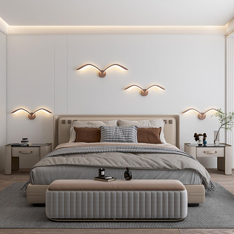 Nordic Minimalist Seagull Acrylic LED Wall Sconce
