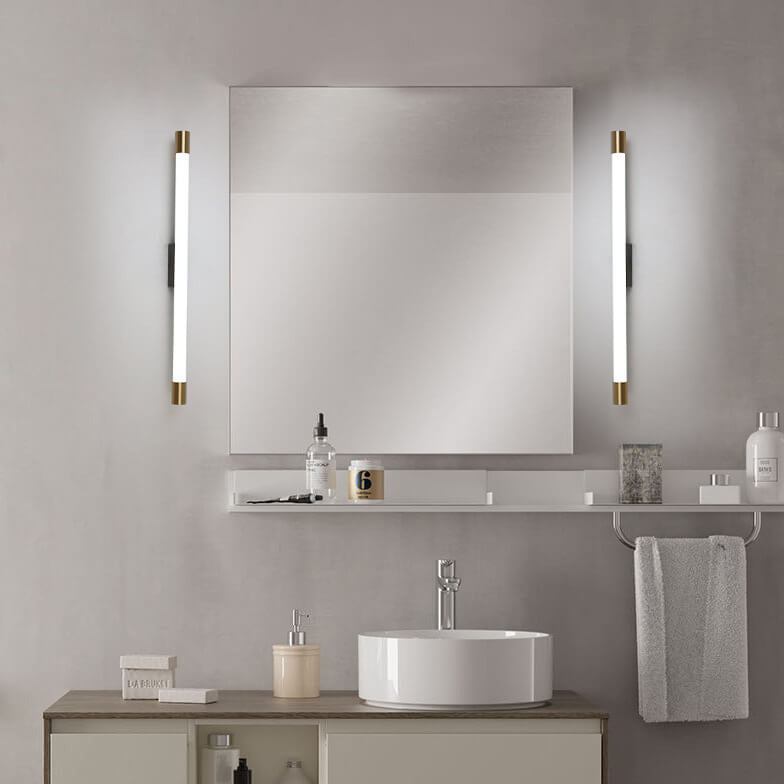 Modern Minimalist Vanity Thin Tube PC LED Wall Light