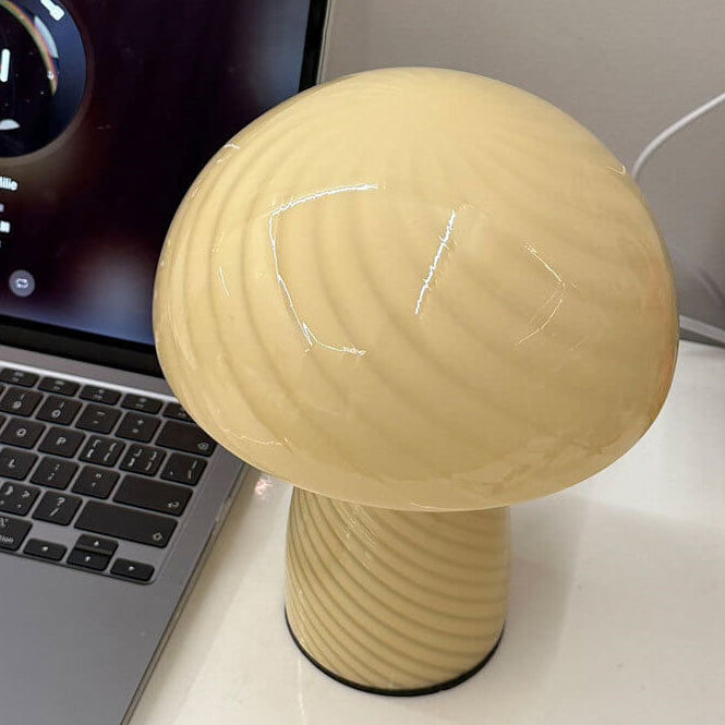 Modern Minimalist Mushroom Glass Table Lamp Table Lamp