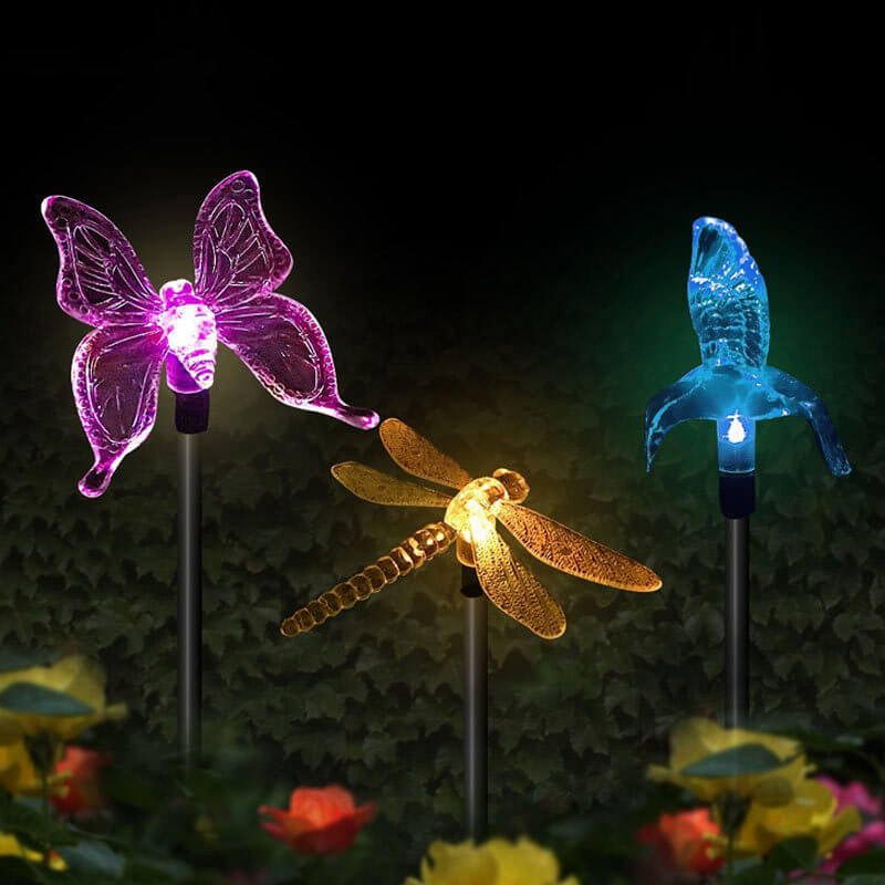 Modern Black Outdoor Stake Light