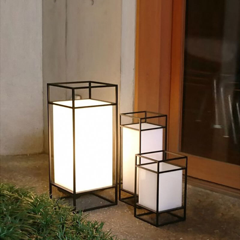 Japanese Black Floor Lamp