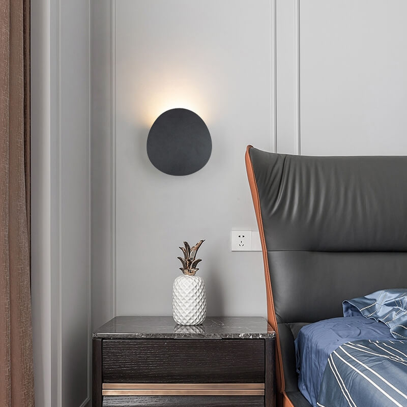 Minimalist Round 1-Light LED Indoor Outdoor Wall Sconce