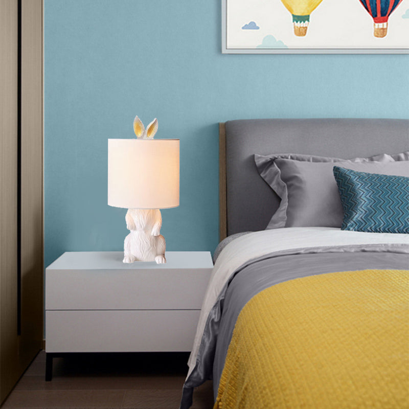 Modern Minimalist Rabbit Shape 1-Light Table Lamp