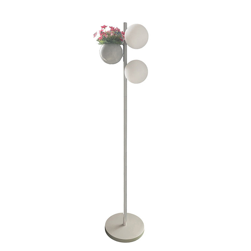 Modern White Outdoor Stake Light