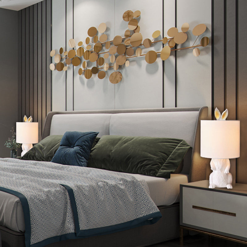 Modern Minimalist Rabbit Shape 1-Light Table Lamp