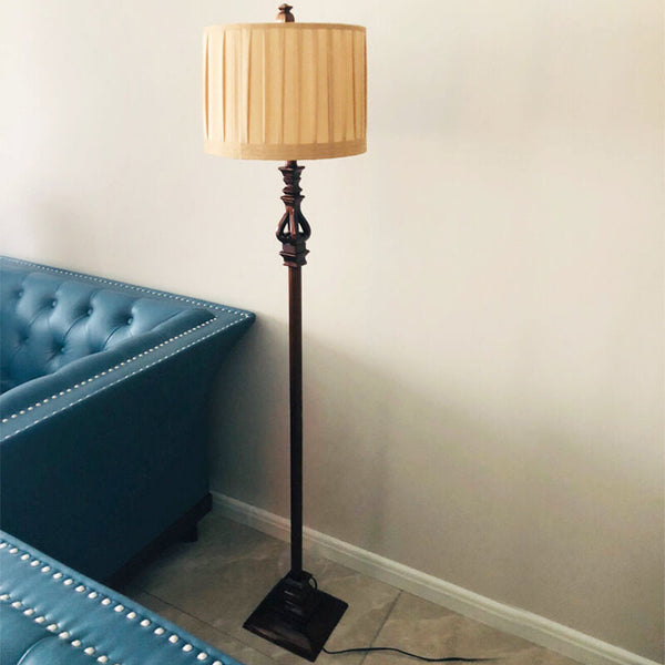 European Brown Floor Lamp