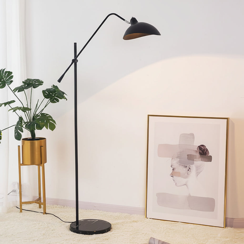 Sleek Modern Black Floor Lamp