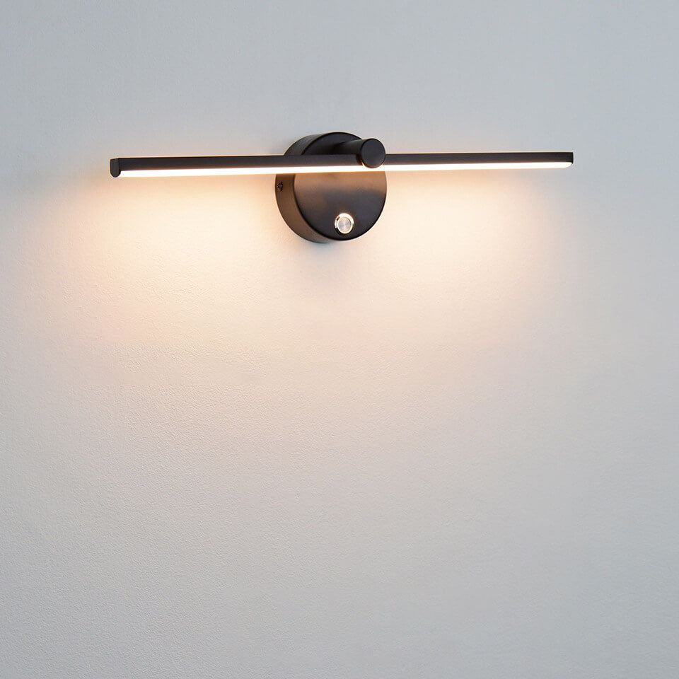 Nordic Minimalist Aluminum Long Bar Switch LED Wall Sconce