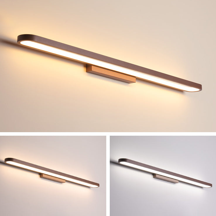 Modern Minimalist Circular Aluminum Vanity Wall Light
