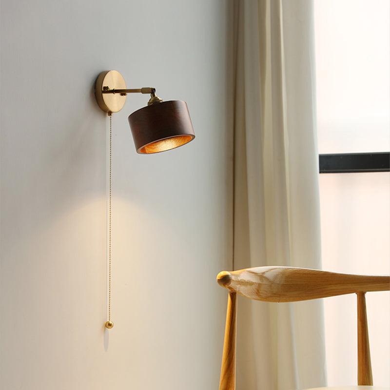 Contemporary Scandinavian Cone Copper 1-Light Wall Sconce