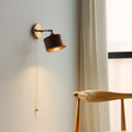 Contemporary Scandinavian Cone Copper 1-Light Wall Sconce