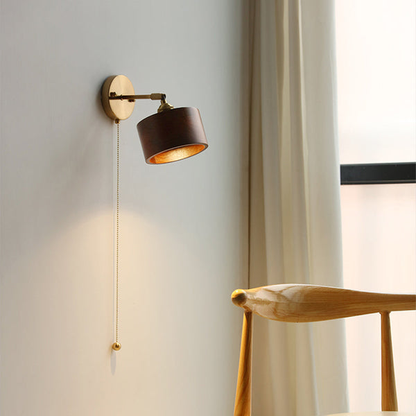 Contemporary Scandinavian Cone Copper 1-Light Wall Sconce