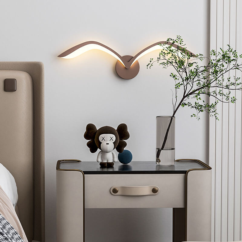 Nordic Minimalist Seagull Acrylic LED Wall Sconce