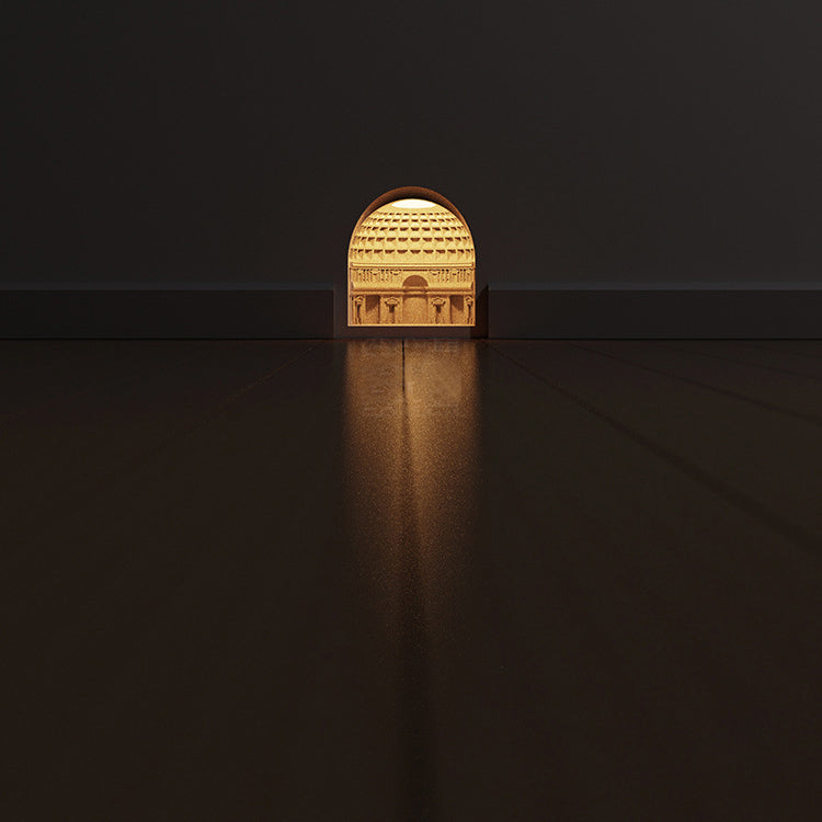 Contemporary Simplicity Plaster Sensor LED Recessed Wall Sconce