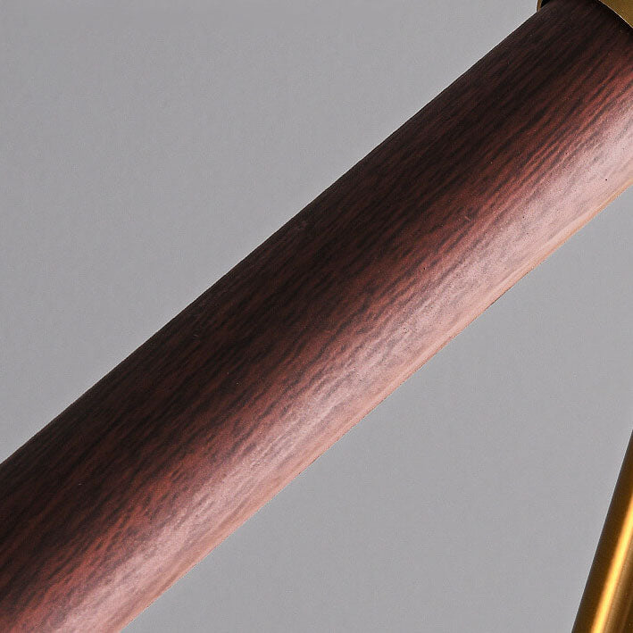 Nordic Minimalist Wood-Grain LED Table Lamp with Table Lamp